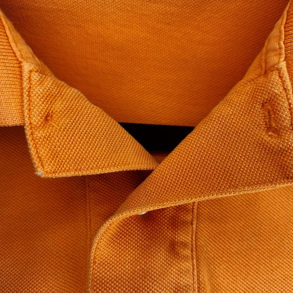 Vintage Polo by Ralph Lauren Men's Orange Polo Shirt - Picture 5 of 8